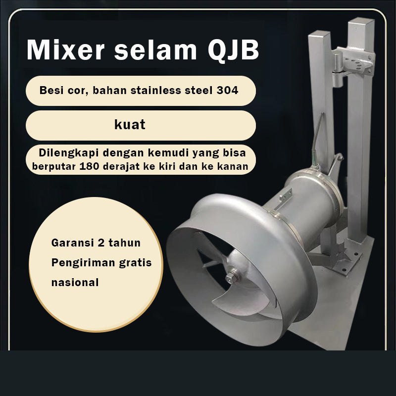 yiju Submersible mixer, underwater pusher, anaerobic pool, sewage propulsion pump, cast iron stainless steel 304