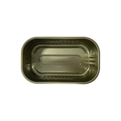 xinrui Empty tinplate cans (Color Printing) Thickened iron box, rectangular aluminum foil dining box, disposable iron can
