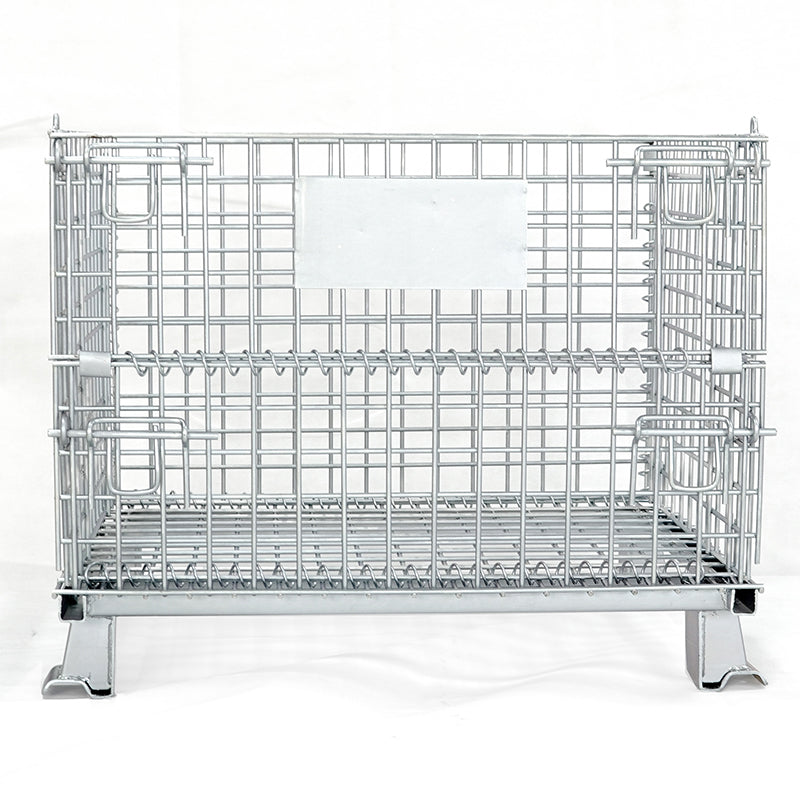 zhihong Storage cage   Folding storage cage workshop for storing iron frame logistics turnover cages
