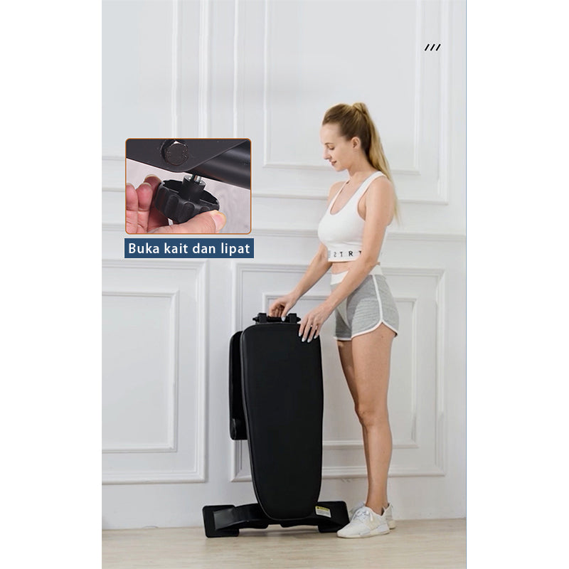 dingxintai Folding dumbbell stool A008 Fitness chair household multifunctional professional bench push training supine board abdominal muscle board exercise fitness equipment