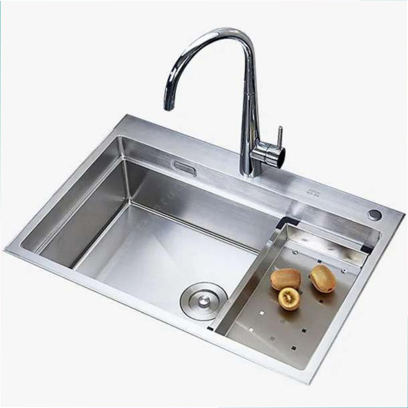 haixi  Stainless steel sink step black gold steel single basin(Vui lòng tham khảo dịch vụ khách hàng để biết giá)