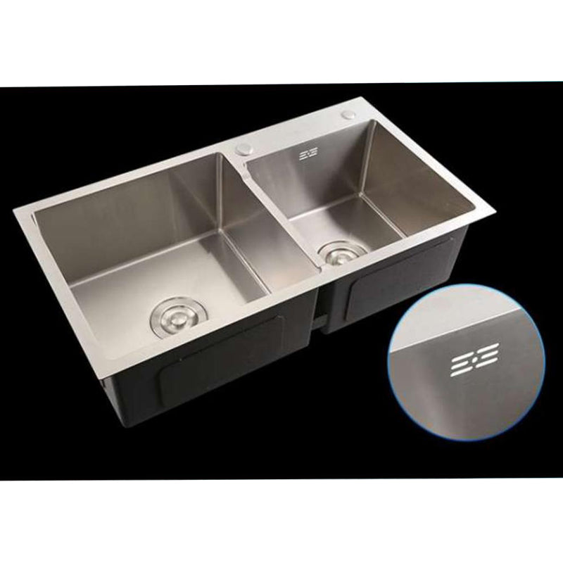 haixi Stainless steel flume flat side double basin(Vui lòng tham khảo dịch vụ khách hàng để biết giá)