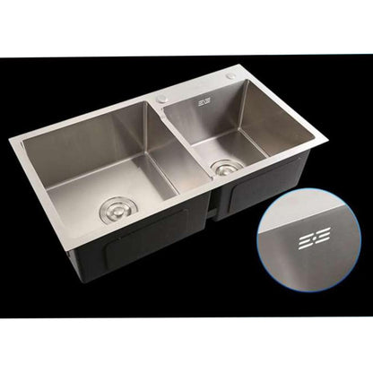haixi Stainless steel flume flat side double basin(Vui lòng tham khảo dịch vụ khách hàng để biết giá)