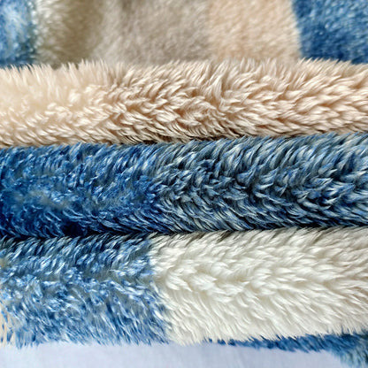 kaifuer Double-sided lamb velvet Cloth  Warm fabric, double-sided lamb cashmere fabric