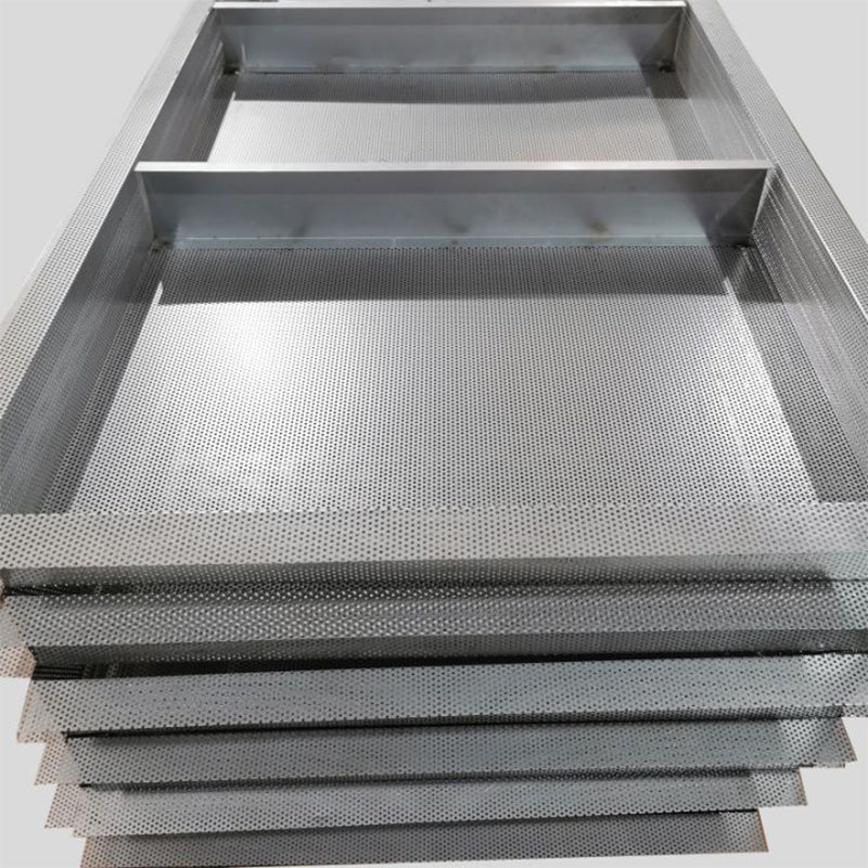 yinming Thickened punched stainless steel plate can be customized with opposite sex cover plate, stainless steel galvanized punched mesh aluminum plate