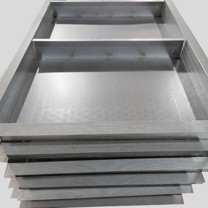 yinming Thickened punched stainless steel plate can be customized with opposite sex cover plate, stainless steel galvanized punched mesh aluminum plate