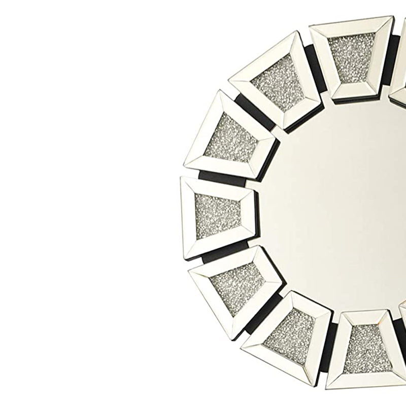 huaguan TopB Mirrors Decorative Wall Mirror with Crystal 60 * 60CM