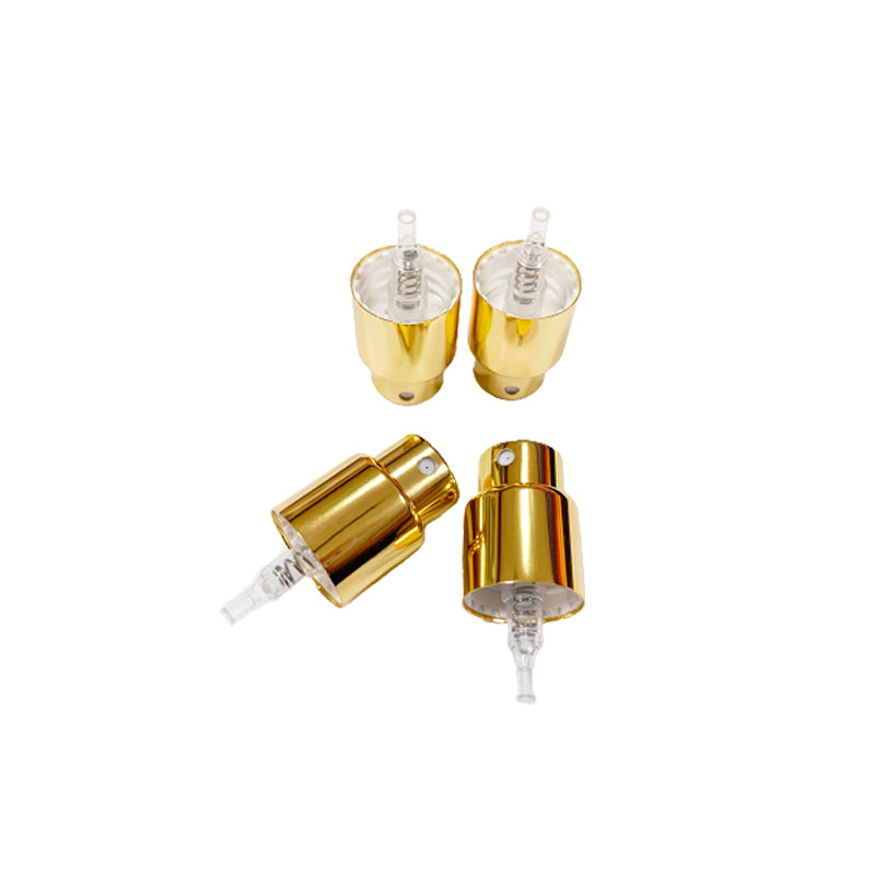 xinye Perfume sprayer 18/415LK  Aluminum shell nozzle high-grade bright silver spray pump head