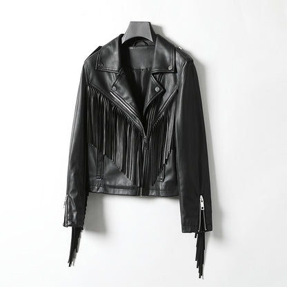 minwang PU Women Jacket LS2022