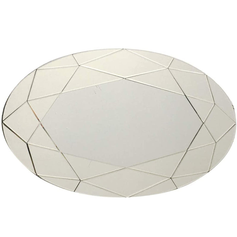 huaguan TopB Mirrors Decorative Wall Mirror with Crystal 60 * 60CM