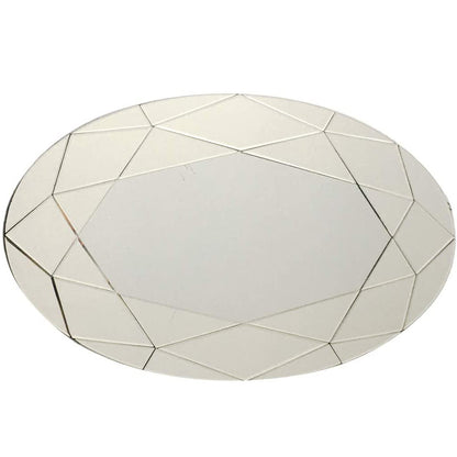 huaguan TopB Mirrors Decorative Wall Mirror with Crystal 60 * 60CM