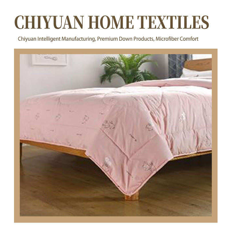 CHIYUAN Colour-printed high-pile quilt（Products can be customized, price ask customer service）