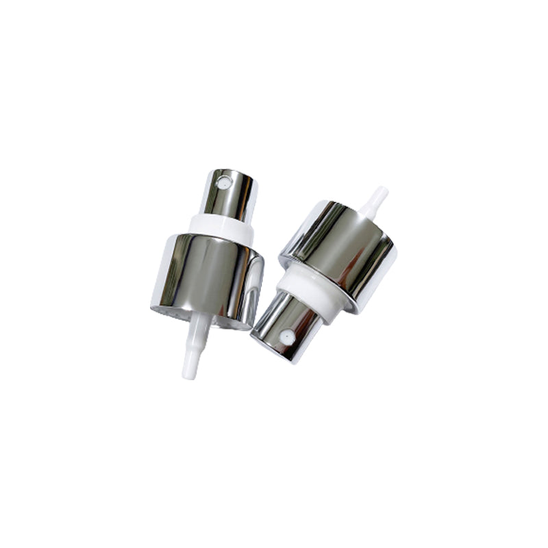 xinye Perfume sprayer Aluminum shell nozzle high-grade bright silver spray pump head