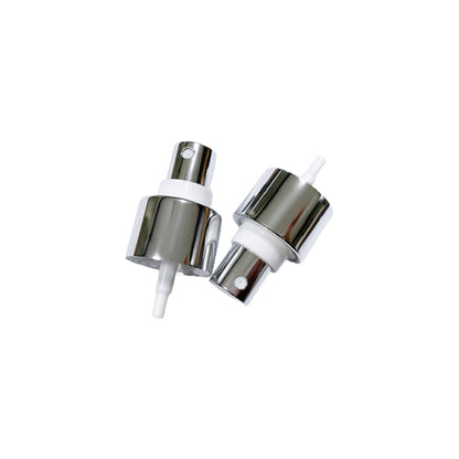 xinye Perfume sprayer Aluminum shell nozzle high-grade bright silver spray pump head