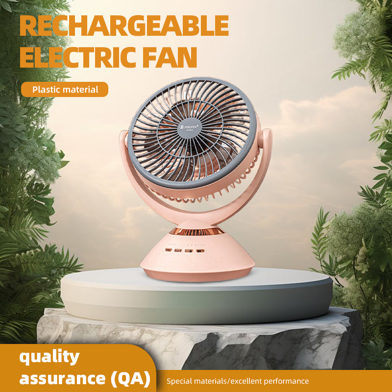 jinyan USB Rechargeable Mini Desk Fan / Portable USB Desk Fan Quiet USB Desk Fan for Office Use JY-2570 300 pieces