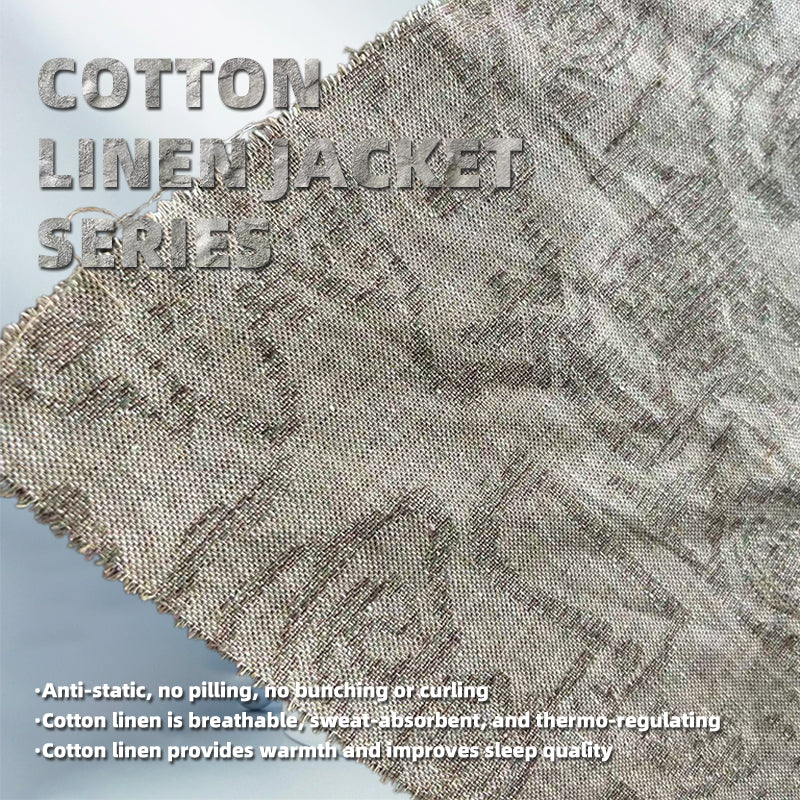 huiming Cotton-Linen Fabric: Linen-Cotton Blend, Breathable, Skin-Friendly, Suitable for Loose-Fit Shirt Dresses(Please consult customer service for pricing)