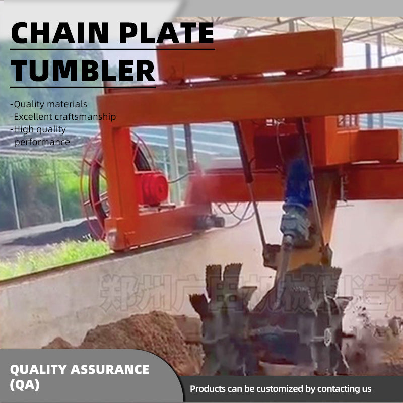 pengyao Large-Span Wheel-Type Turning Machine Special for Organic Fertilizer Fermentation