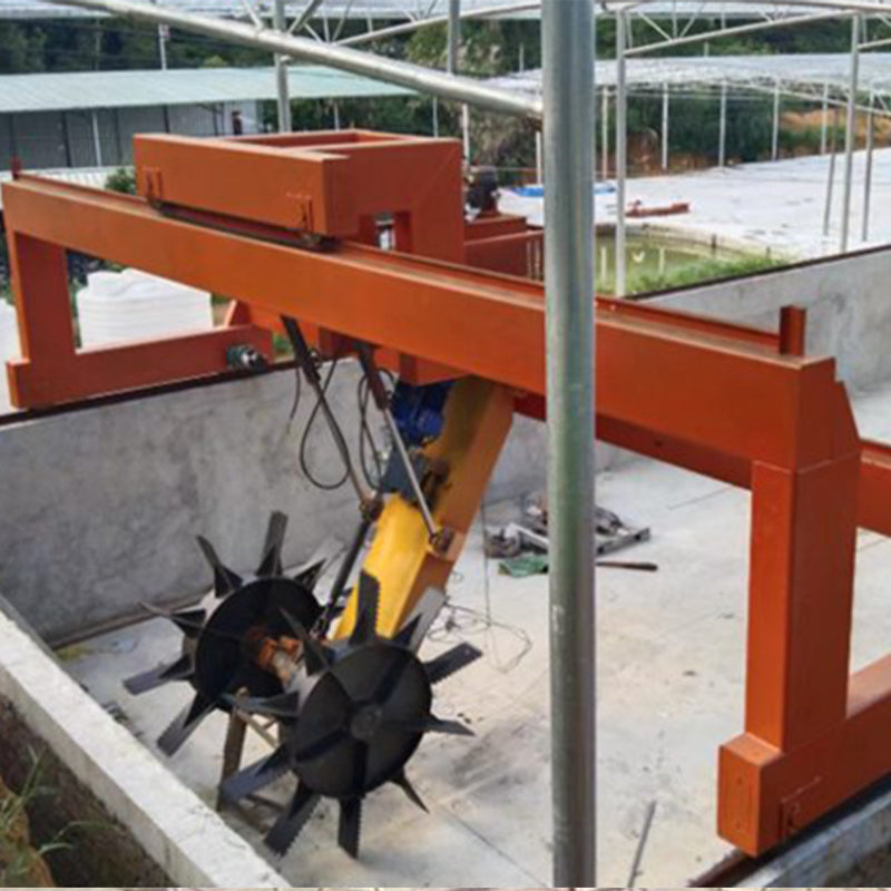 pengyao Large-Span Wheel-Type Turning Machine Special for Organic Fertilizer Fermentation