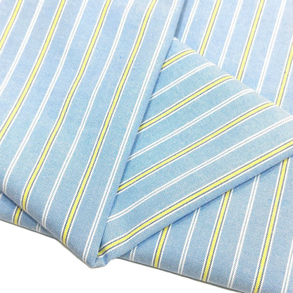 zhongchang Oxford Weave Color-Woven Striped Fabric Custom Material: Abrasion-Resistant and Wrinkle-Resistant 40//*32/2 112*50 57/58"(Please consult customer service for pricing)