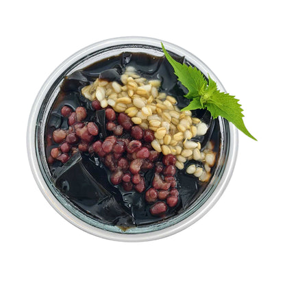 mingzhong Canned grass jelly, ready  to eat canned grass jelly, grass jelly milk tea  820g×12cans