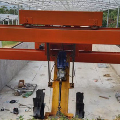 pengyao Large-Span Wheel-Type Turning Machine Special for Organic Fertilizer Fermentation