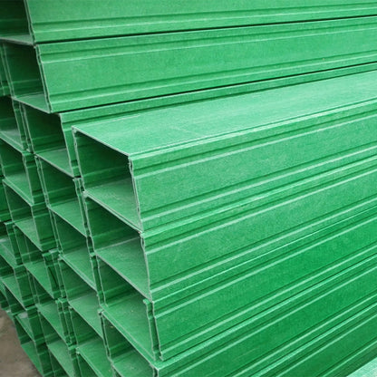 yunlong Industrial-Grade Anti-Corrosion and Flame-Retardant Fiberglass Reinforced Plastic (FRP) Cable Tray for Strong and Weak Current Engineering(Please consult customer service for pricing)