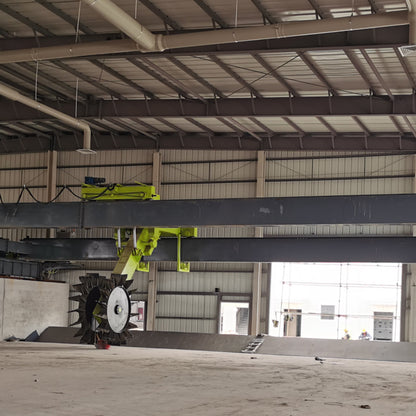pengyao Large-Span Wheel-Type Turning Machine Special for Organic Fertilizer Fermentation