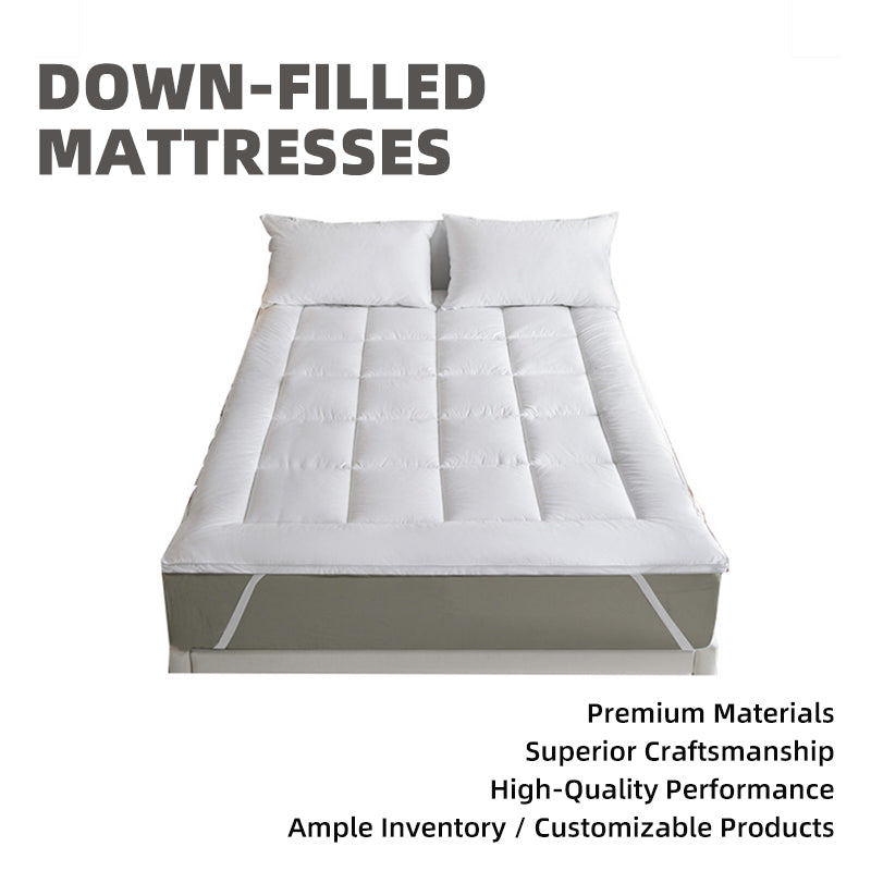 chiyuan Down-filled Mattress, Soft with Good Support; Mattress Topper, Breathable(Please consult customer service for pricing)
