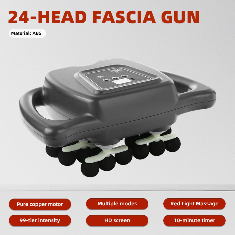 wankang 24-Head Fascia Gun Deep Muscle Massage, Relaxation Fitness