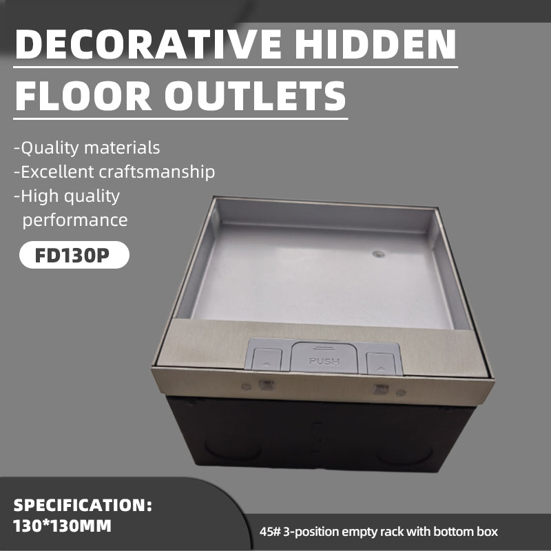 feilifu Decorative hidden floor socket Hidden floor socket, waterproof and dustproof FD130P 500pcs