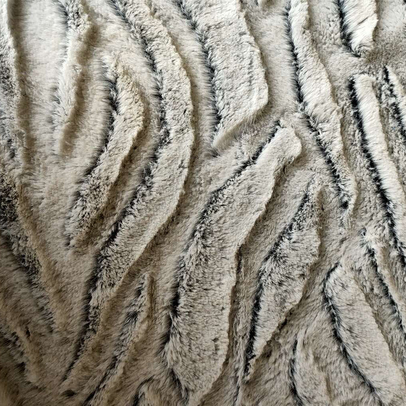 kaifuer Pv velvet zebra pattern brush Cloth  Super soft fabric, thickened fabric