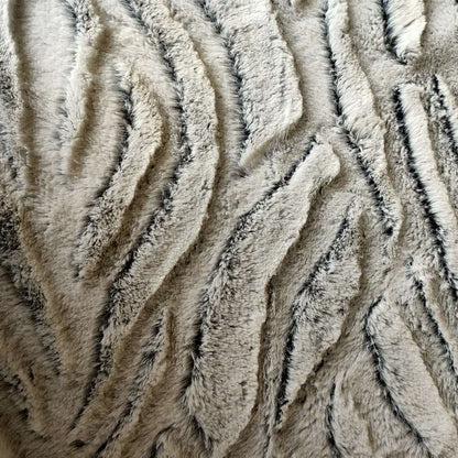 kaifuer Pv velvet zebra pattern brush Cloth  Super soft fabric, thickened fabric