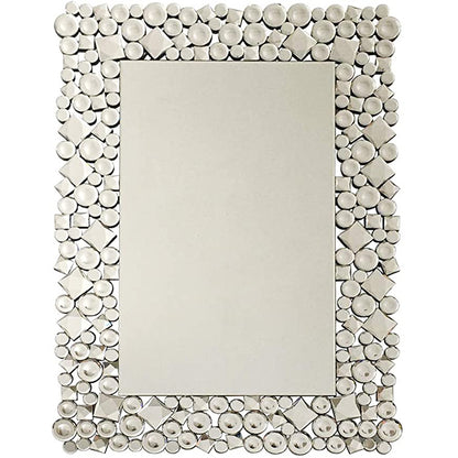 huaguan TopB Mirrors Irregular Rectangular Wall Mirror Cushed Mirror 60 * 90cm