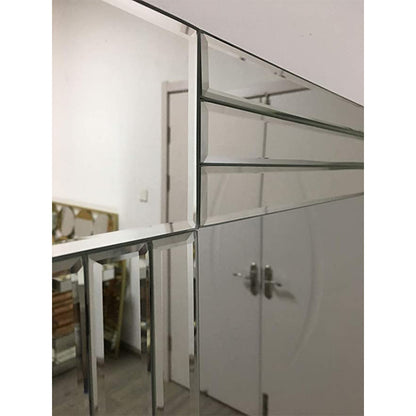 huaguan Wall Mirror Rectangular Mounted Mirror 4mm Bevelled Edge 60 * 90cm