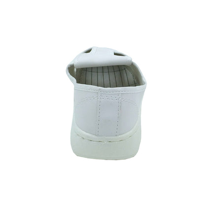 tonghuasheng Anti-static SPU white leather four-hole shoes thick soft sole 710 factory shoes clean room purification shoes single shoes