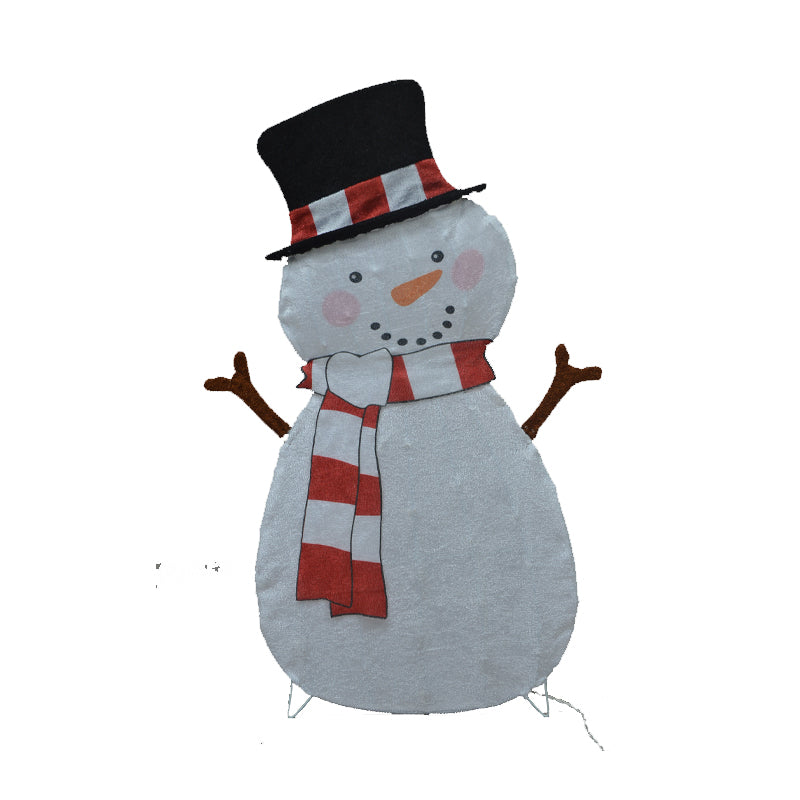 Hongfa Lights Snowman With Snowball   Snowman With Blue Scarf snowman with red scarf  1,000 Pieces Handheld Performance Props