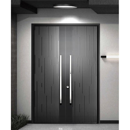 tongluohan Modern Simplicity Fine Carving Armored Door