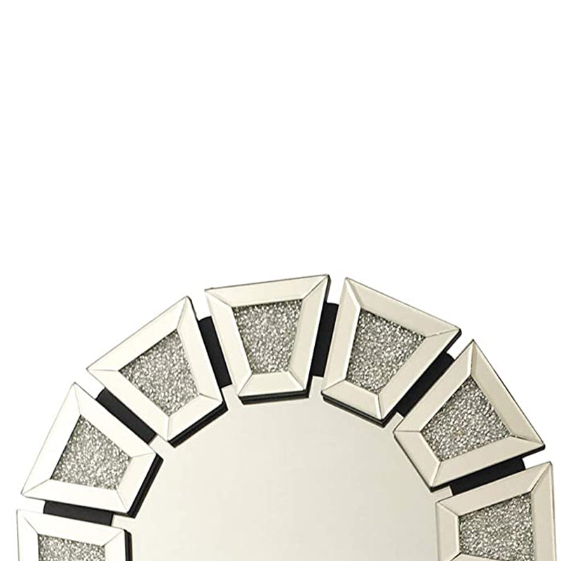 huaguan TopB Mirrors Decorative Wall Mirror with Crystal 60 * 60CM