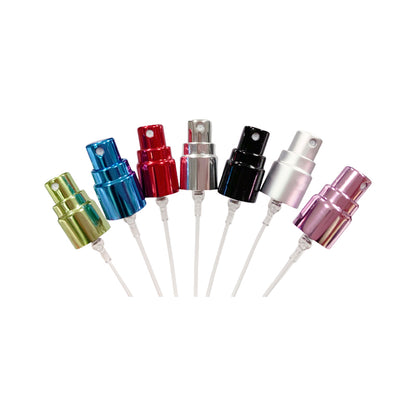 xinye Perfume sprayer 15/415LK Aluminum shell nozzle high-grade bright silver spray pump head