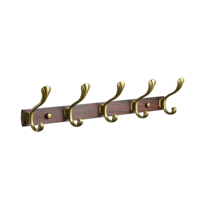 jinbang iron hook at the end of a line Woodgrain with brushed gold hooks