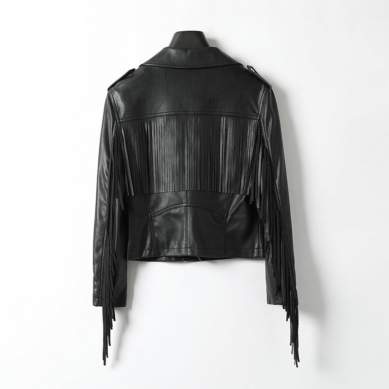 minwang PU Women Jacket LS2022