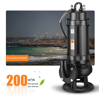 yiju National standard sewage pump submersible sewage pump 1.5 kw3kw4 kw 5.5 kw 7.5 kw11kw4 inch
