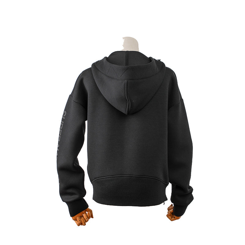 Zipper style jacket with long sleeve design, niche jacket with lazy and casual style
