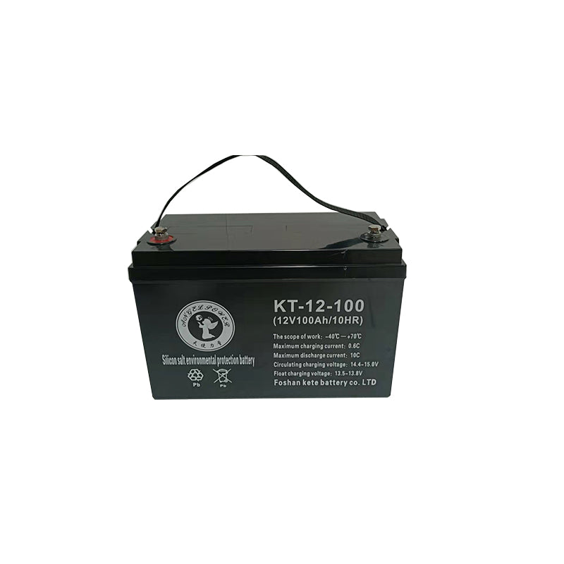 kete Energy storage silica gel salt battery 12V100  Hydrochloric acid battery of agricultural lighting sound fertilizer  Lead-acid battery electric release device Battery maintenance free battery