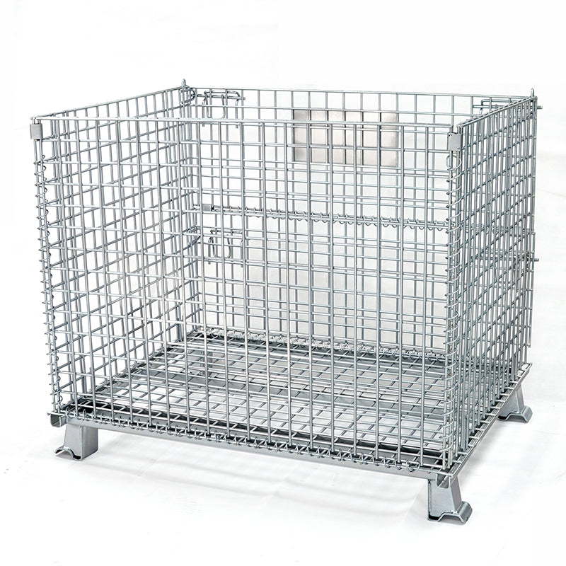 zhihong Storage cage   Folding storage cage workshop for storing iron frame logistics turnover cages