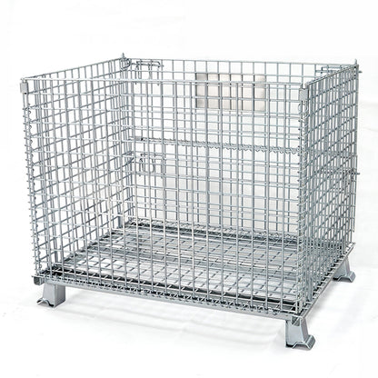 zhihong Storage cage   Folding storage cage workshop for storing iron frame logistics turnover cages