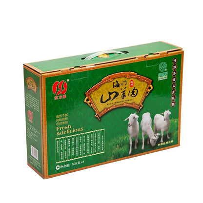 dongfangyan Braised Haimen goat meat in soy sauce 500g*4  Pure Lamb Gift Box Lamb Vacuum Packaging Lamb