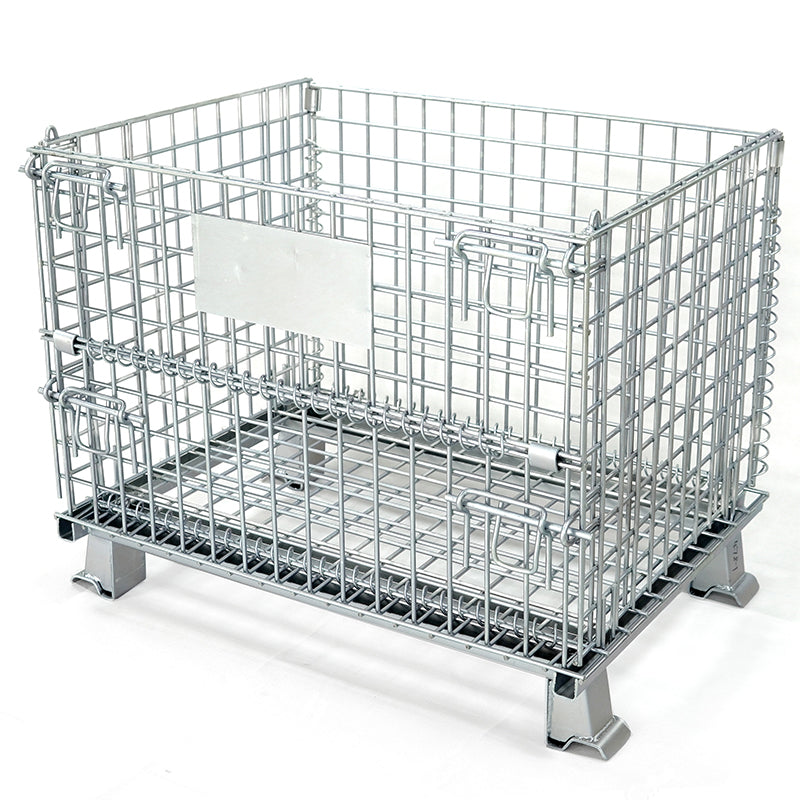 zhihong Storage cage   Folding storage cage workshop for storing iron frame logistics turnover cages
