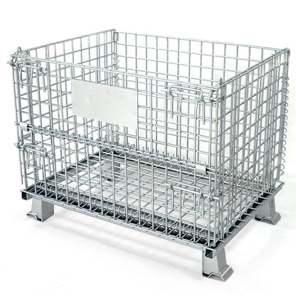 zhihong Storage cage   Folding storage cage workshop for storing iron frame logistics turnover cages