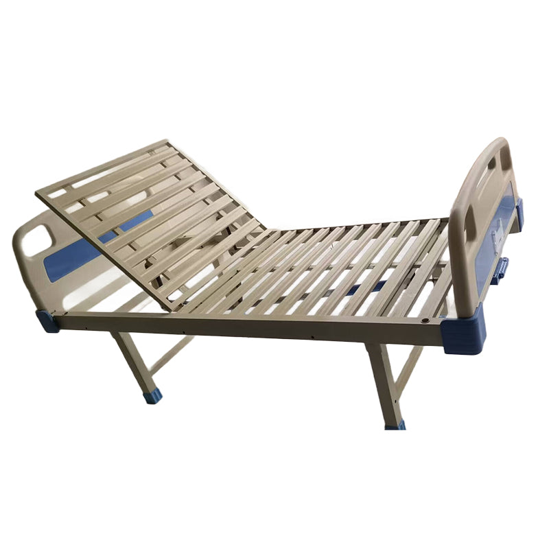 huiteng ABS Strip Panel Single-Crank Medical Nursing Bed with Adjustable Guardrails 2060*900*500